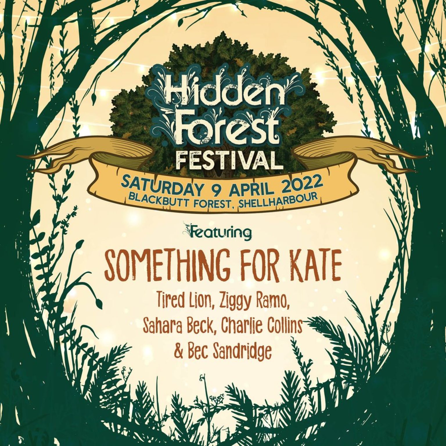 SFK TO HEADLINE HIDDEN FOREST FESTIVAL -Something For Kate